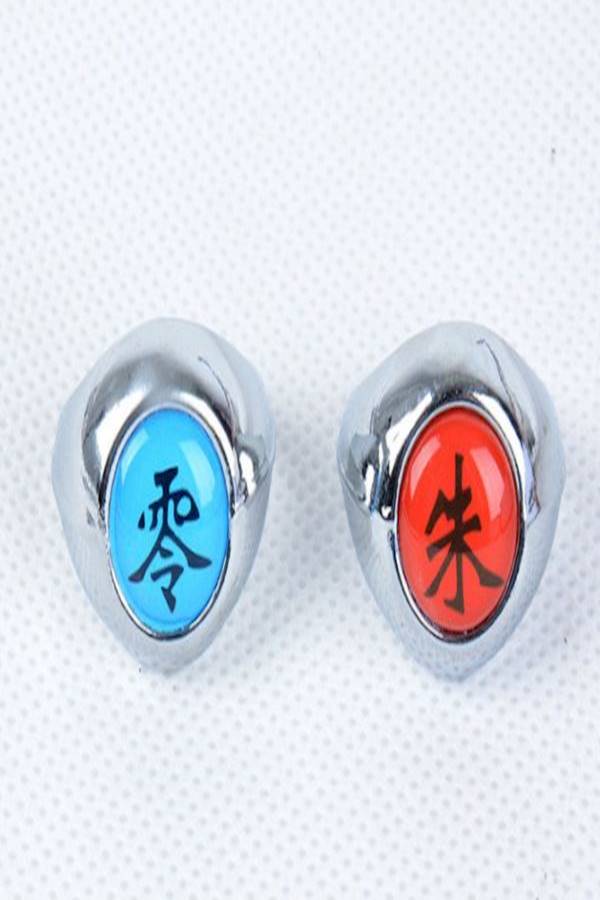 Cartoon Comic Naruto Ring Tissue Ring Set Cosplay Props Unisex  - Image 2