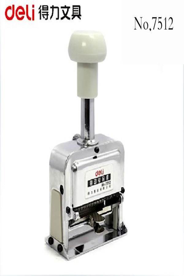 ديلي ختم منضدة يحتوي على 12 رقم رمادي فضي - Image 2