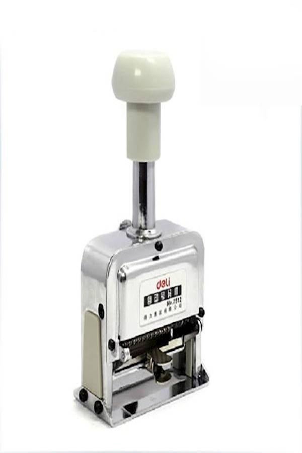 ديلي ختم منضدة يحتوي على 12 رقم رمادي فضي - Image 3