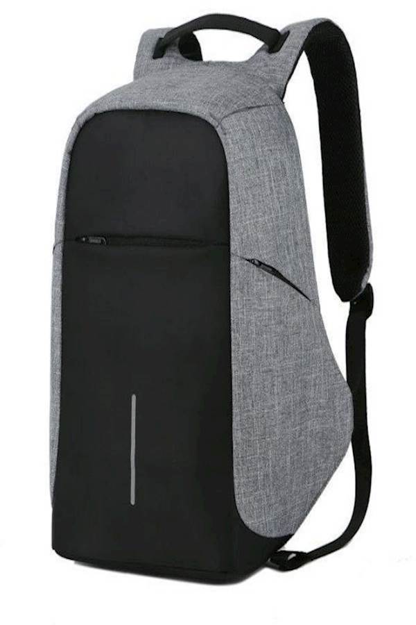 Multifunction Usb Charging 15Inch Laptop Backpacks Grey  - Image 1