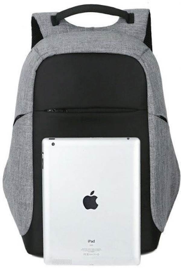 Multifunction Usb Charging 15Inch Laptop Backpacks Grey  - Image 2