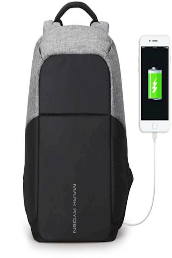 Multifunction Usb Charging 15Inch Laptop Backpacks Grey  - Image 4