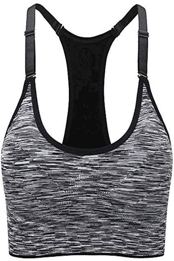 Generic Sports Bras, Women Comfortable Yoga Running Bras With Adjustable Strap And Removable Pad Tank Top Racerback Girl Sports Bra, Size M  - Image 1