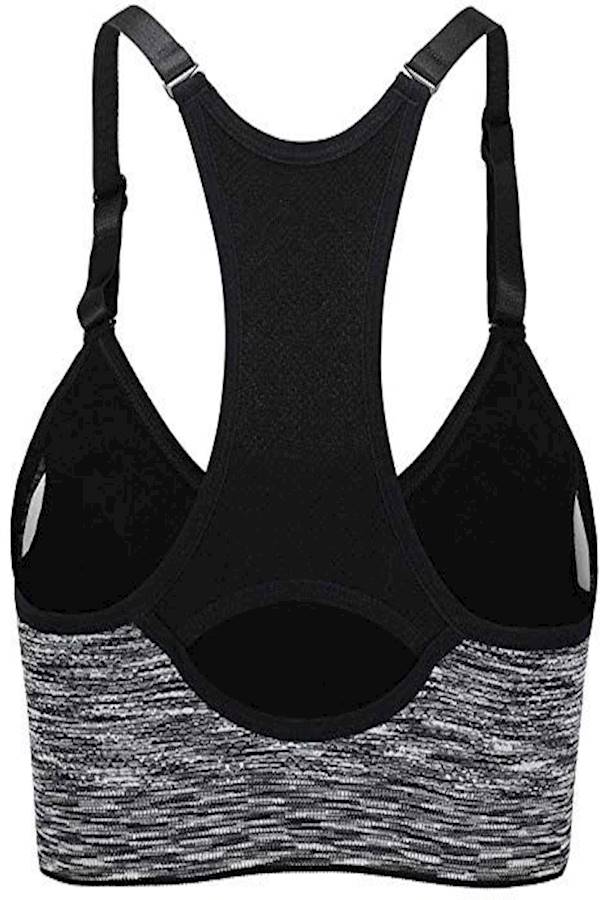 Generic Sports Bras, Women Comfortable Yoga Running Bras With Adjustable Strap And Removable Pad Tank Top Racerback Girl Sports Bra, Size M  - Image 2