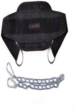 U shaped Fitness Weight Belt Professional Gym Pull-ups Barbell Weight Belt Thickening Widened Bold Chain  - Image 3