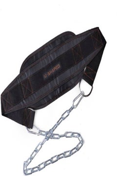 U shaped Fitness Weight Belt Professional Gym Pull-ups Barbell Weight Belt Thickening Widened Bold Chain  - Image 4