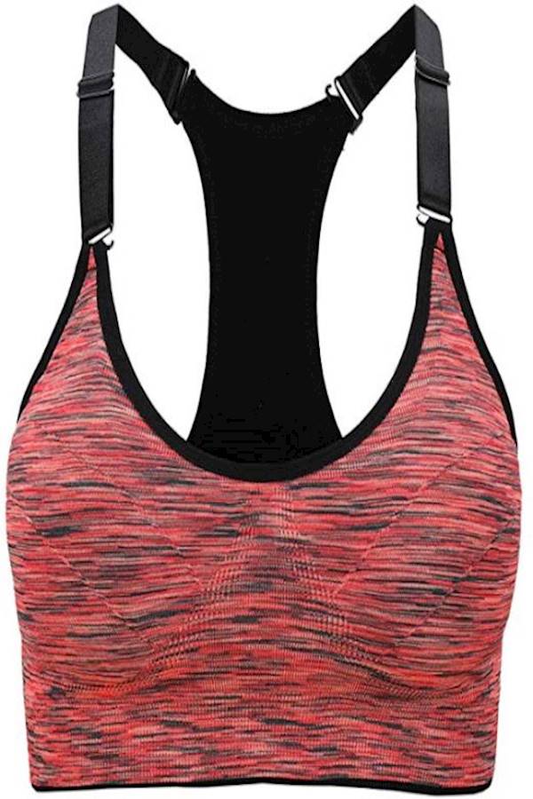 Generic Sports Bras, Women Comfortable Yoga Running Bras With Adjustable Strap And Removable Pad Tank Top Racerback Girl Sports Bra, Size L  - Image 1