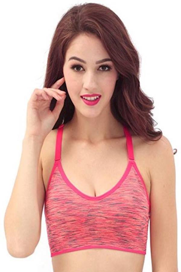 Generic Sports Bras, Women Comfortable Yoga Running Bras With Adjustable Strap And Removable Pad Tank Top Racerback Girl Sports Bra, Size L  - Image 4
