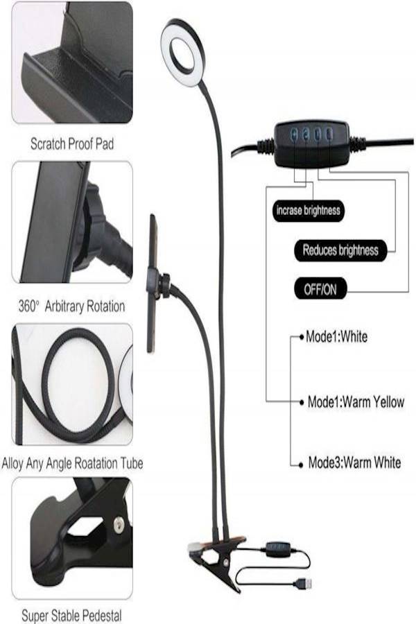 Phone Stand With Flexible Arms Black - Image 2