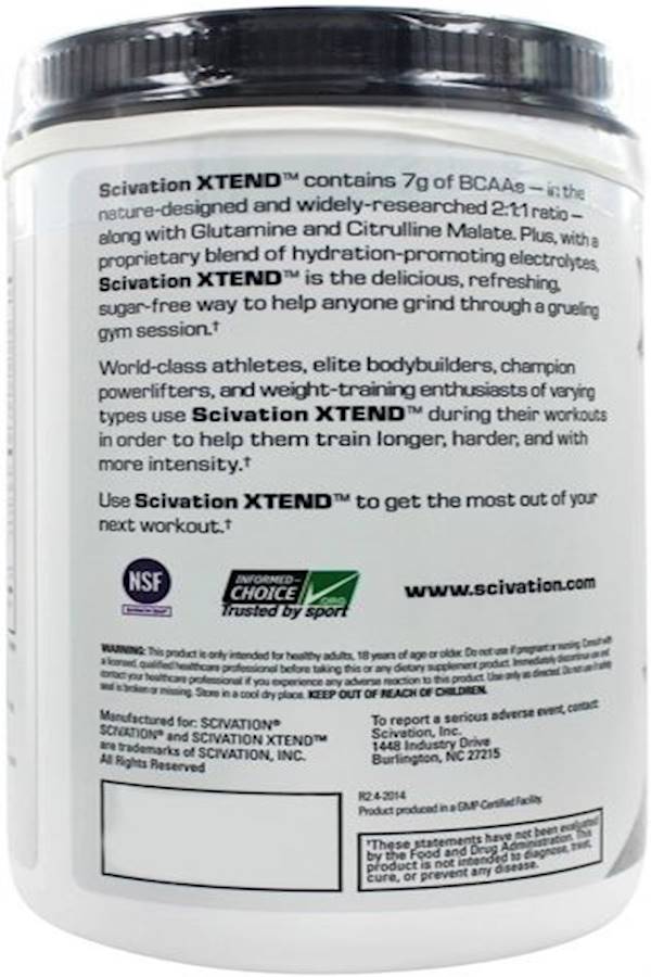 XTEND Blue Raspberry Ice Original BCAA Powder 405g 30 Servings