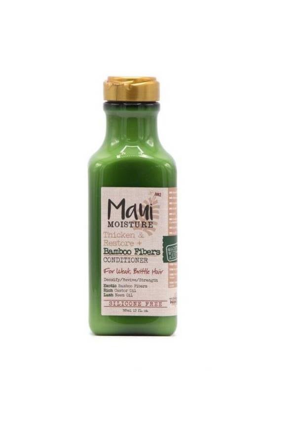 MAUI MOISTURE Thicken And Restore Bamboo Fiber Conditioner 13Oz 13 Ounce