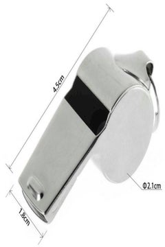 Generic Metal Whistle Color Silver For The Games And Animals Call Item No 345  - Image 4