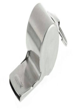 Generic Metal Whistle Color Silver For The Games And Animals Call Item No 345  - Image 5