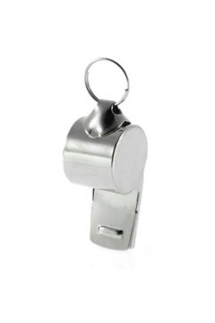 Generic Metal Whistle Color Silver For The Games And Animals Call Item No 345  - Image 1