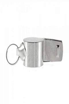 Generic Metal Whistle Color Silver For The Games And Animals Call Item No 345  - Image 3