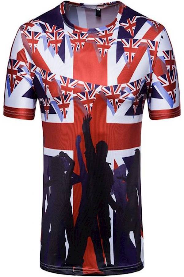 Generic 2018 Football World Cup Jersey Commemorative Personality Football Leisure Sports Short-sleeved T-shirt M code T25