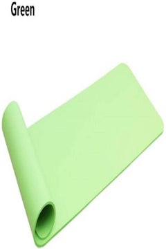 Generic Pure Color Anti-skid Yoga Mat Nonslip Fitness Pad 10mm Thick - Green  - Image 1