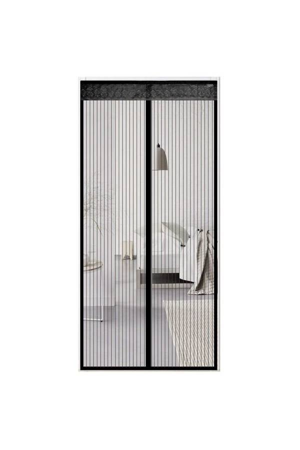 Solid Pattern Anti Mosquito Curtain Black 208 x 84cm - Image 4