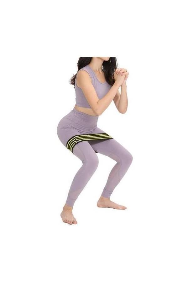 Generic 3Pcs Resistance Hip Bands For Women Non-Slip Circle Loop Band Exercise Bands For Hips With Carry Bag - Image 4