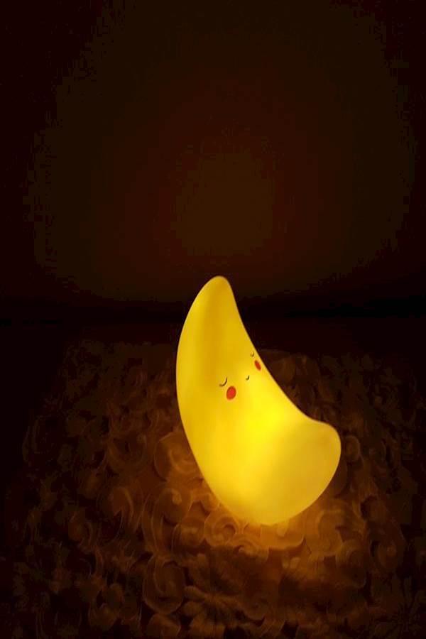 Kids Night Light Lamp Lazy Moon  - Image 3