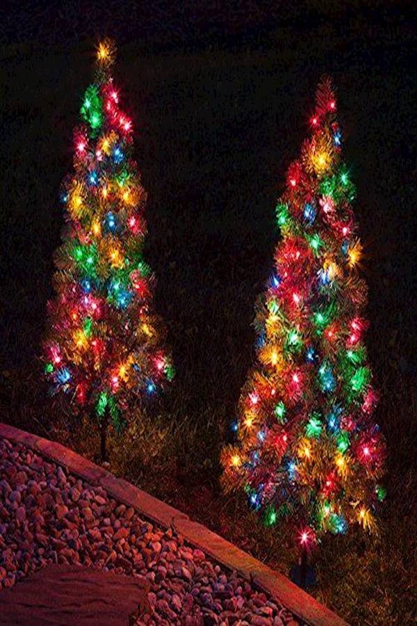 مصابيح LED بتصميم أشجار صغير للممرات متعدد الألوان - Image 4