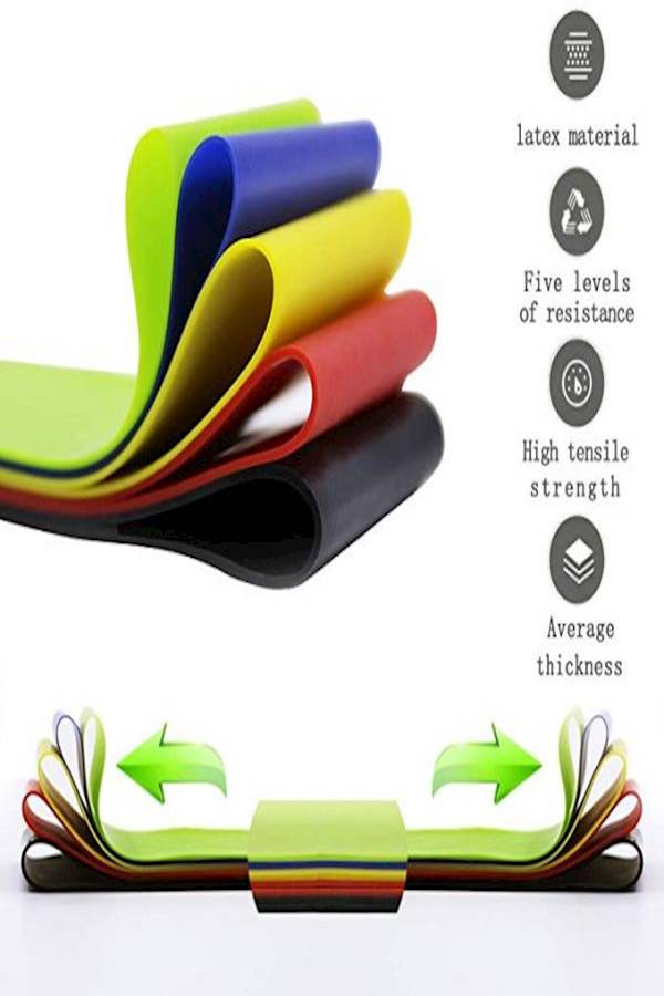 Kanteen Store 5Pcs Resistance Band Set  - Image 3