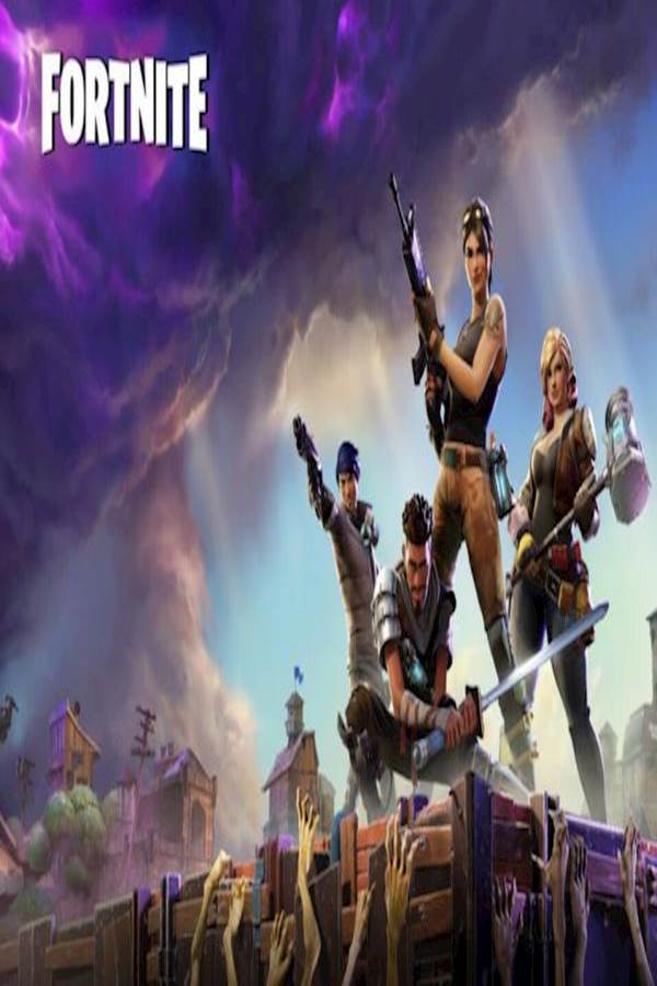 ملصق من القماش الكتاني بطبعة مستوحاة من لعبة "Fortnite Battle Royale" - Image 1