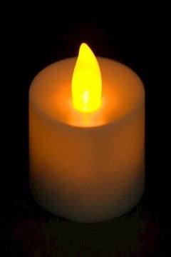 Battery Operated Smokeless Flameless LED Tea Light Candles Pack Of 24 Pieces