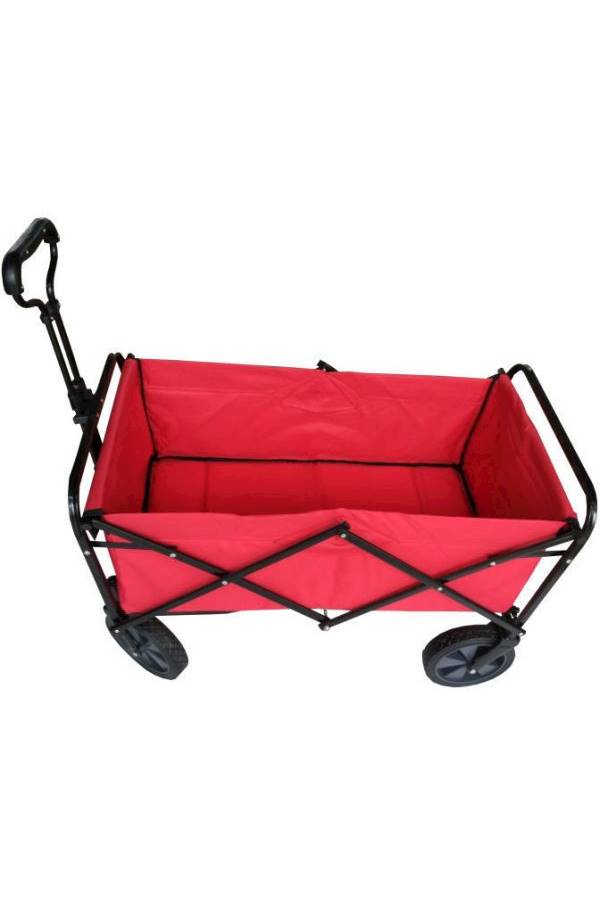 Folding Camping Multi-Function Shopping Cart Red
