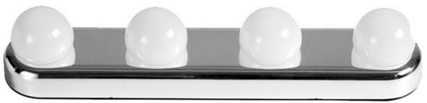 Studio Glow LED Wall Lamp With 4 Bulbs White  - Image 3