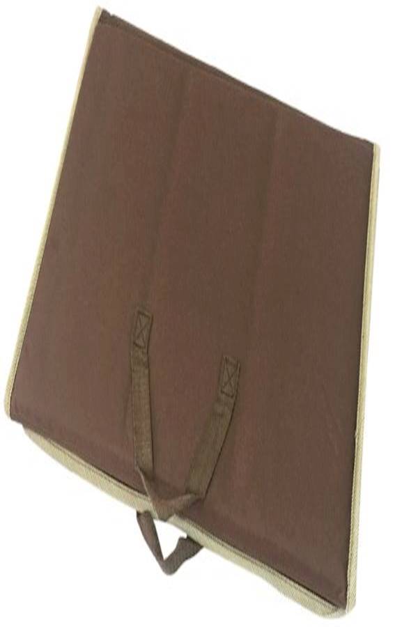2 in 1 Foldable Prayer mat and Backrest Grey  - Image 2