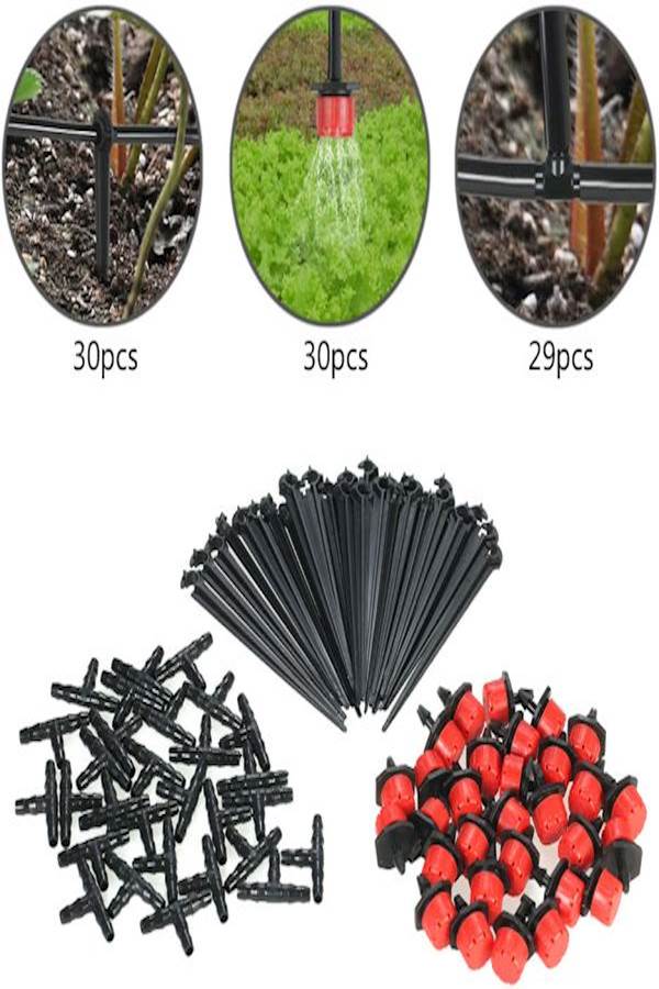 Generic 25M Micro Drip Irrigation System With Auto Timer Self Plant Watering Garden Hose  - Image 5