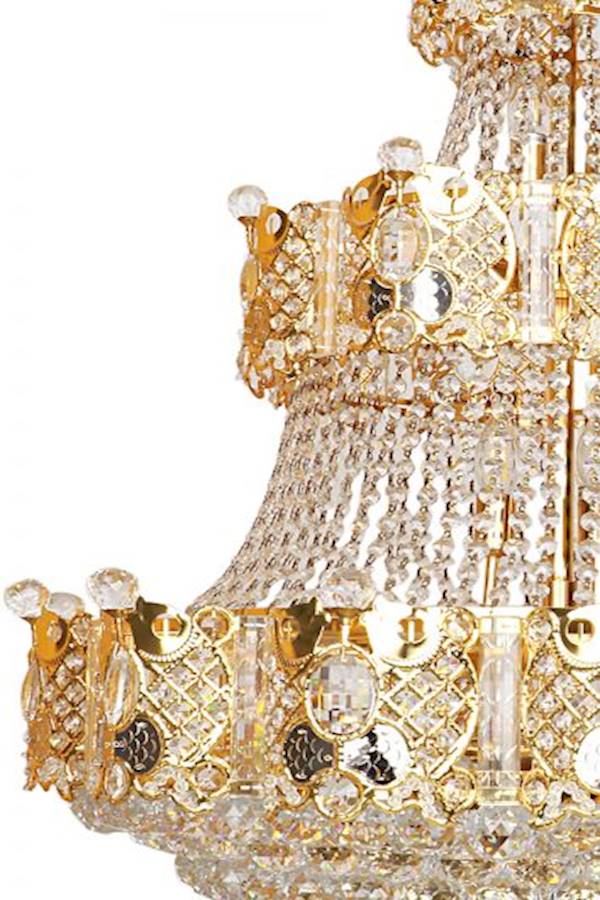 Elegant Chandelier Gold 75 cmcm