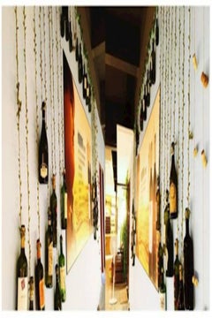 Maston 10M Width 1Cm Wax Cord With Leaves Artificial Vine Fake Plant Garland Wedding  - Image 4