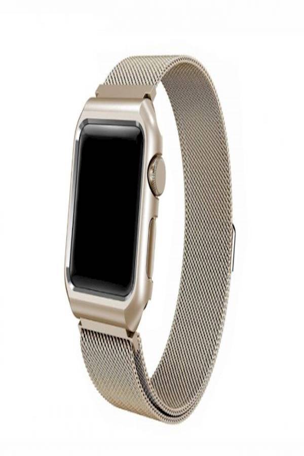 Generic - Smart Watch Series 4 40Mm Strap Watchbands With Case Cover Milanese Loop Bracelet Stainless Steel Band - Image 1