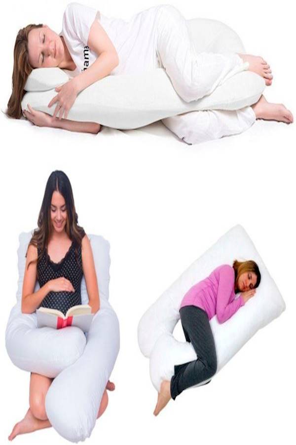 وسادة مريحة للحوامل والأمهات بشكل حرف U حديثة فاخرة من إم كومفرت - Image 5