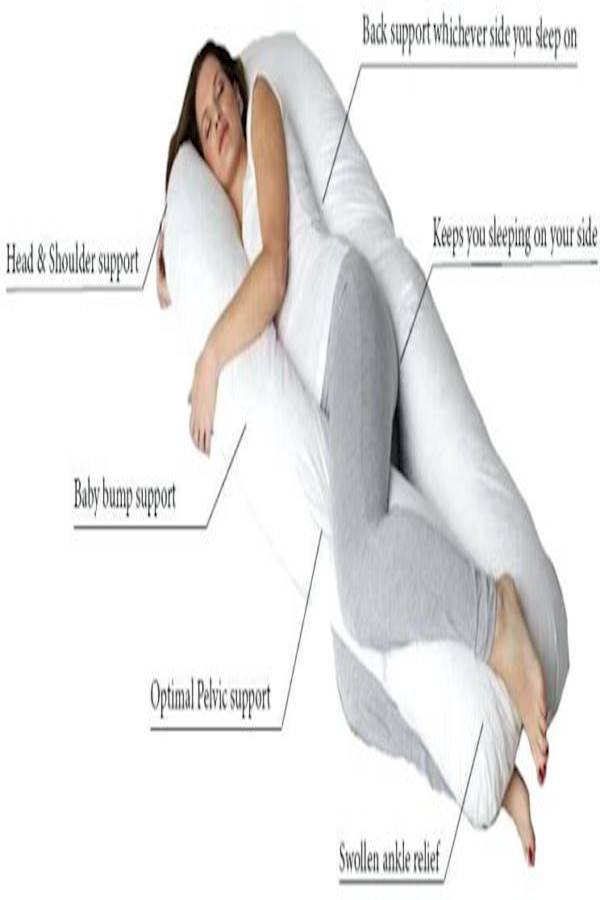 نوفو نوفو مخدات قطن مريحة للحوامل 145X80X25Cm - 2.5kg  - Image 3