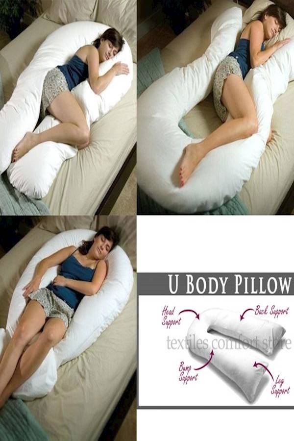 نوفو نوفو مخدات قطن مريحة للحوامل 145X80X25Cm - 2.5kg  - Image 4