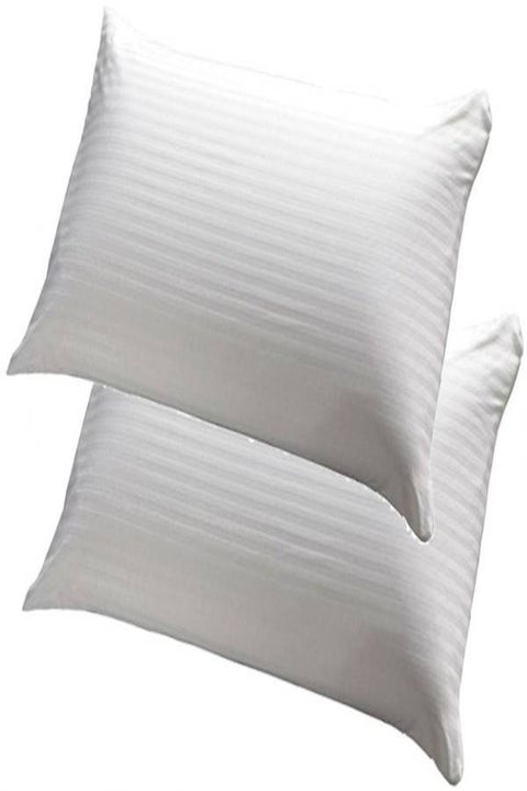 Soft Stripe Hotel Pillow 1 Kg Pack Of 2 Pieces Size 50 X 75 Cm P42