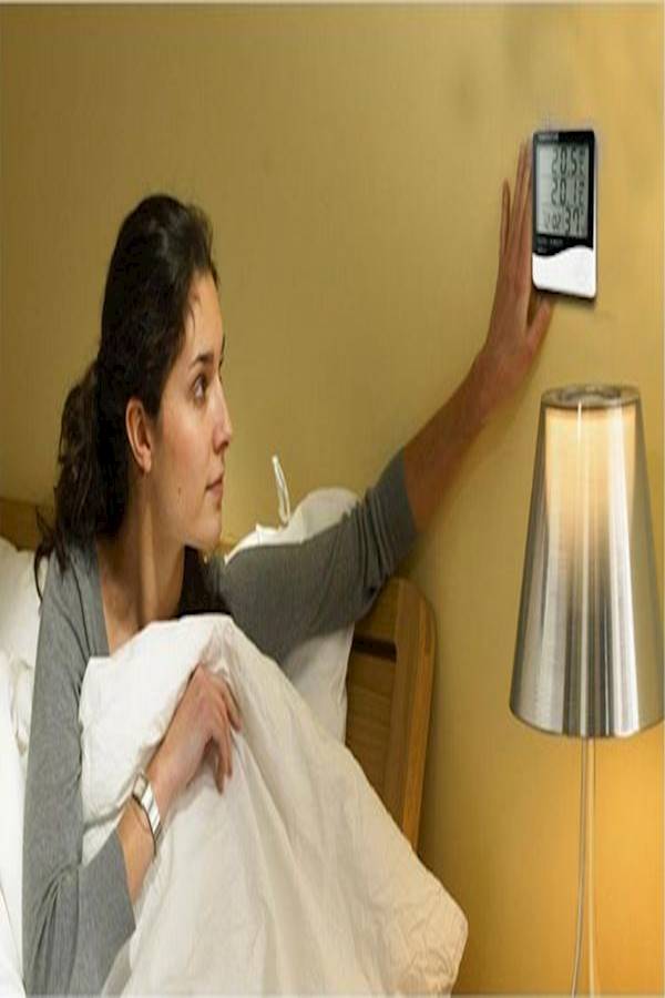 ماركة غير محددة جهاز قياس الرطوبة مزود بشاشة LCD رقمية أبيض/ أسود  - Image 5