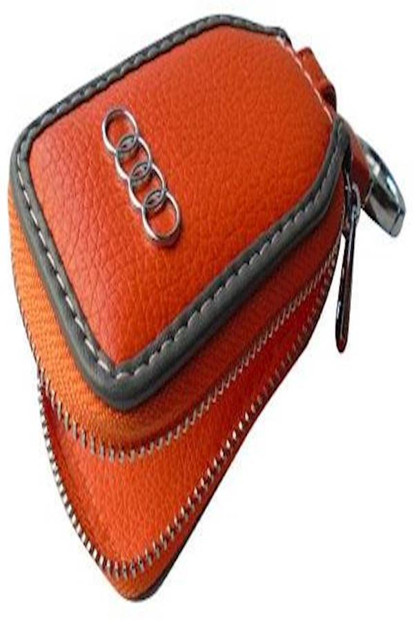 سلسلة مفاتيح على شكل حافظة جلدية لسيارة أودي - Image 2