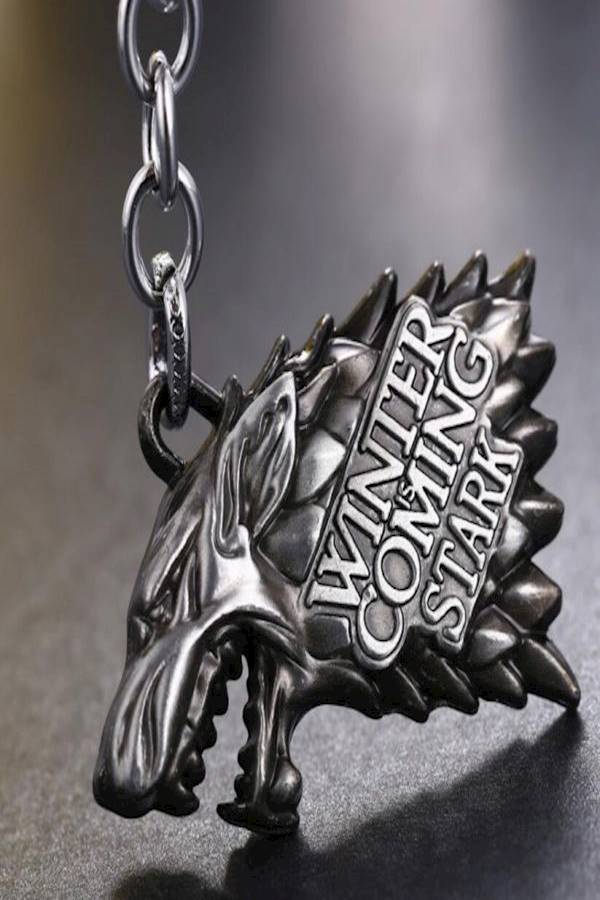 Generic - Game Of Thrones House Stark Wolf Head Key Chain - Image 1
