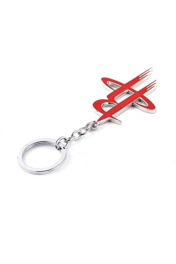 سلسلة مفاتيح بتصميم شعار فريق كرة السلة هيوستن روكيتس من دوري كرة السلة الأمريكي - Image 3