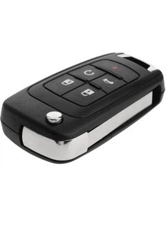 Generic Black 5 Butons Chevrolet Car Key Cover Key Chain  - Image 3