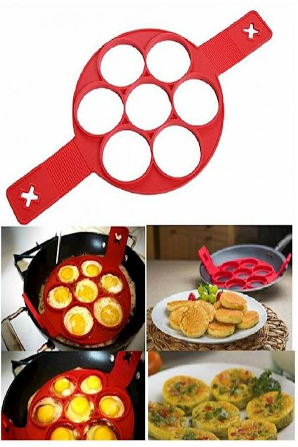 Non Stick Pancake Mould Red - Image 5