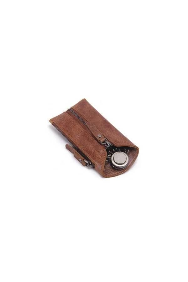 Generic Leather Car Key Wallet Key Chain - Image 5