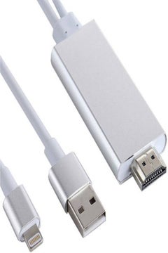 ماركة غير محددة كابل لشحن الطاقة بمنفذ USB/ Hdmi/ Hdtv لأجهزة آيفون 7/ 7 بلس/ 6S بلس/ 6 بلس/ 6S/ 6/ 5S/ 5/ 5C  - Image 1