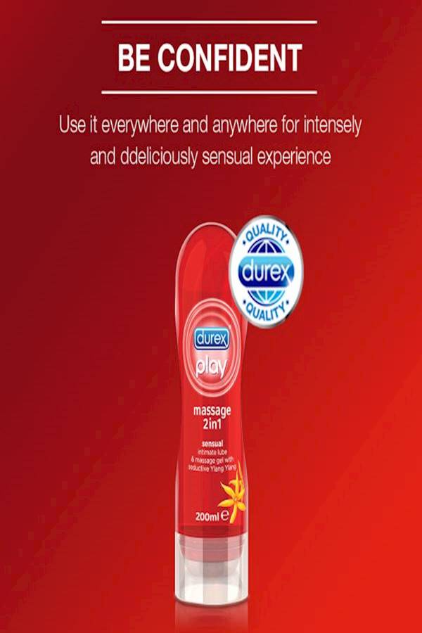 Durex Play 2-In-1 Sensual Massage Intimate Lube  - Image 2