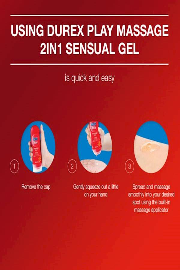 Durex Play 2-In-1 Sensual Massage Intimate Lube  - Image 5