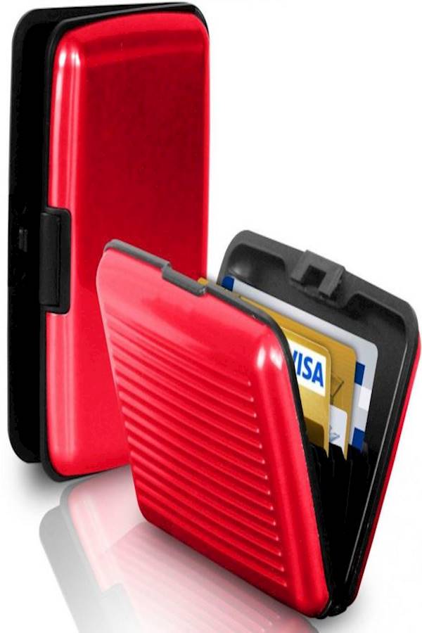 Generic Card Holder Case Red/Black  - Image 3